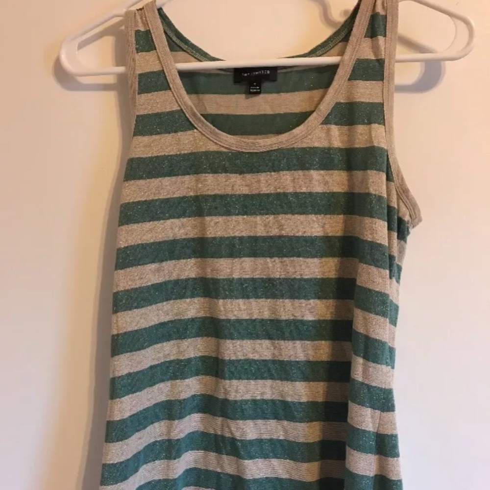 Small the limited tank green and gold